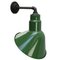 Vintage American Industrial Green Enamel Wall Light from Abolite USA, Image 3