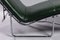 Chaise longue in acciaio cromato e pelle verde, Scandinavia, anni '70, Immagine 8