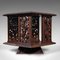 Victorian Chinese Revolving Bookshelf, 1900s 5