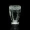 Large George VI Coronation Bottle Cooler or Vase in Glass, England, 1930s 5