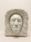 Modernes weibliches Gesicht aus weißem Marmor von Kryston TK, 1990er 1