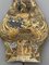Großer indischer bemalter blattförmiger Handventilator, 1900 7
