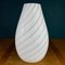 White Swirl Murano Glass Vase, Italy, 1980s 3