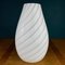 White Swirl Murano Glass Vase, Italy, 1980s, Image 3