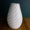 White Swirl Murano Glass Vase, Italy, 1980s, Image 10