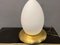 Lámparas de mesa en forma de huevo de cristal de Murano, años 80. Juego de 2, Imagen 7