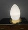 Murano Glass Egg Shaped Table Lamps, 1980s, Set of 2 4
