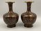 Chinese Wooden Vases, Set of 2 2