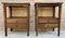 Early 20th Century French Walnut Nightstands, 1940s, Set of 2 1