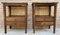 Early 20th Century French Walnut Nightstands, 1940s, Set of 2, Image 1