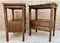 Early 20th Century French Walnut Nightstands, 1940s, Set of 2 7