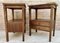 Tables de Chevet en Noyer, France, 1940s, Set de 2 7