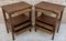 Early 20th Century French Walnut Nightstands, 1940s, Set of 2 13
