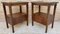 Early 20th Century French Walnut Nightstands, 1940s, Set of 2, Image 14