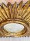 Specchio Mid-Century dorato, anni '60, Immagine 5