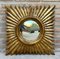 Mid-Century Gold Sun Mirror, 1960s, Image 7