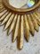 Mid-Century Gold Sun Mirror, 1960s, Image 4