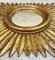 Mid-Century Gold Sun Mirror, 1960s 2