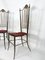 Vintage Brass Dining Chairs from Chiavari, Italy, 1950s, Set of 2, Image 9