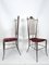 Chaises de Salle à Manger Vintage en Laiton de Chiavari, Italie, 1950s, Set de 2 7