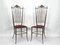 Chaises de Salle à Manger Vintage en Laiton de Chiavari, Italie, 1950s, Set de 2 10