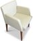 German Cream Leather & Wood D20 Armchairs from Hülsta, Stadtlohn, 1970s, Set of 2 4