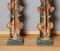 Baroque Colored Columns in Wood, South Germany, 1750, Set of 2, Image 9