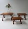 Brutalist Wabi Sabi Tree Trunk Nesting Tables, Holland, 1960s, Set of 3, Image 10