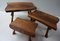 Brutalist Wabi Sabi Tree Trunk Nesting Tables, Holland, 1960s, Set of 3, Image 3