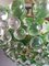 Waldgrüner Murano Glas Kronleuchter 4