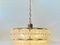 Swedish Crystal and Gilt Brass Pendant Chandelier from Orrefors, 1960s, Image 2