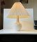 Mid-Century Danish Ceramic White Egg-Shell Glazed Table Lamp by C. Clausen, 1960s, Image 2