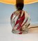 Kleine Tischlampe aus gedrehtem Glas mit Luftblasen aus Muranoglas, 1950er 2