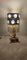 Lámpara de mesa de cristal, España, años 60, Imagen 3