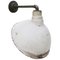 Vintage White Industrial Enamel Wall Light, Image 4