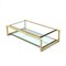 Bamboo Brass and Glass Coffee Table by Alberto Smania for Smania, 1970s 3