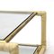 Bamboo Brass and Glass Coffee Table by Alberto Smania for Smania, 1970s 8