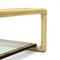 Bamboo Brass and Glass Coffee Table by Alberto Smania for Smania, 1970s 10
