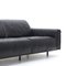 Black Leather Sofa from Mobilgirgi, 1970s 12