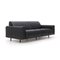 Black Leather Sofa from Mobilgirgi, 1970s 5