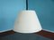 Space Age White Pendant Lamp from Guzzini, 1970s 1