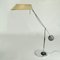 Swiss Minimalist Black and Chrome Counter Balance Table Lamp, 1970s 3