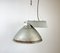Industrial Factory Pendant Lamp with Frosted Glass Cover, 1970s 2