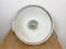 Industrial Factory Pendant Lamp with Frosted Glass Cover, 1970s 16