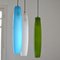 Tall Pendants in Murano Glass by Alessandro Pianon for Vistosi, 1960s, Set of 3 4