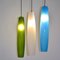 Tall Pendants in Murano Glass by Alessandro Pianon for Vistosi, 1960s, Set of 3, Image 5