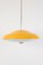 Orange Flying Saucer Metal Pendant, 1970s, Image 1