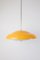 Orange Flying Saucer Metal Pendant, 1970s 2