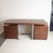 Wooden Desk with Metal Structure and Handable Drawers, 1960s 5