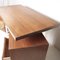 Wooden Desk with Metal Structure and Handable Drawers, 1960s 8